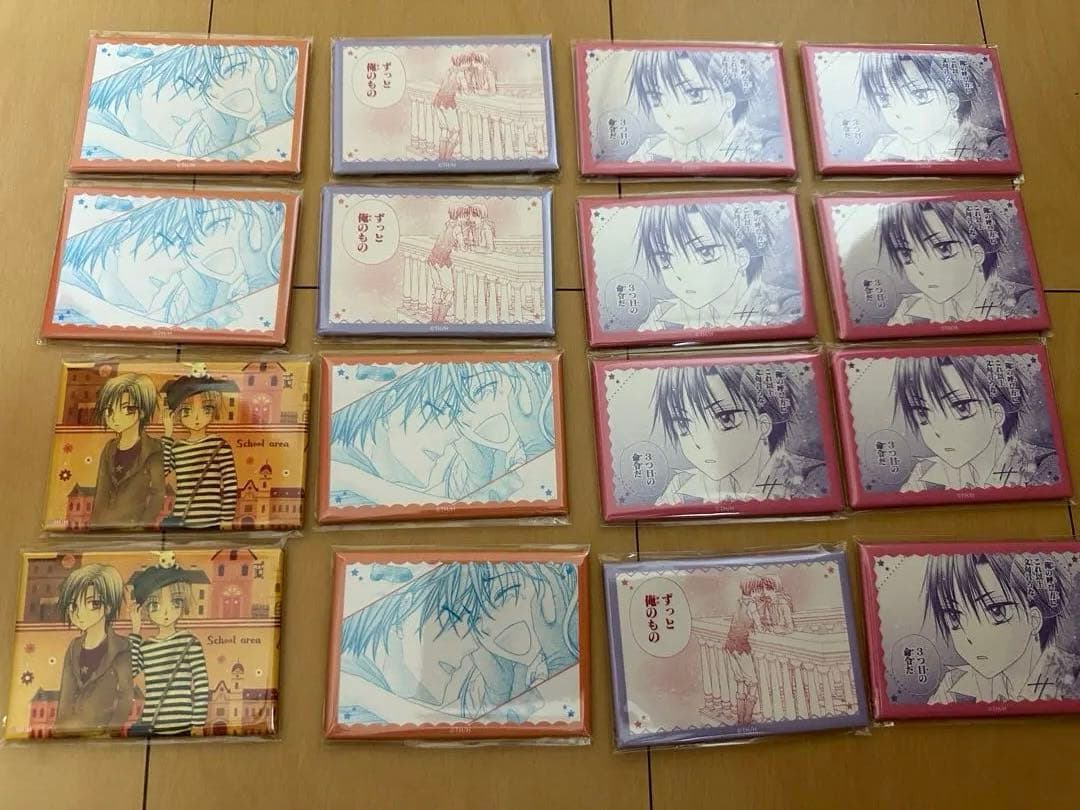 学園アリス　まとめ売り　複製原画　スクエア缶マグネット