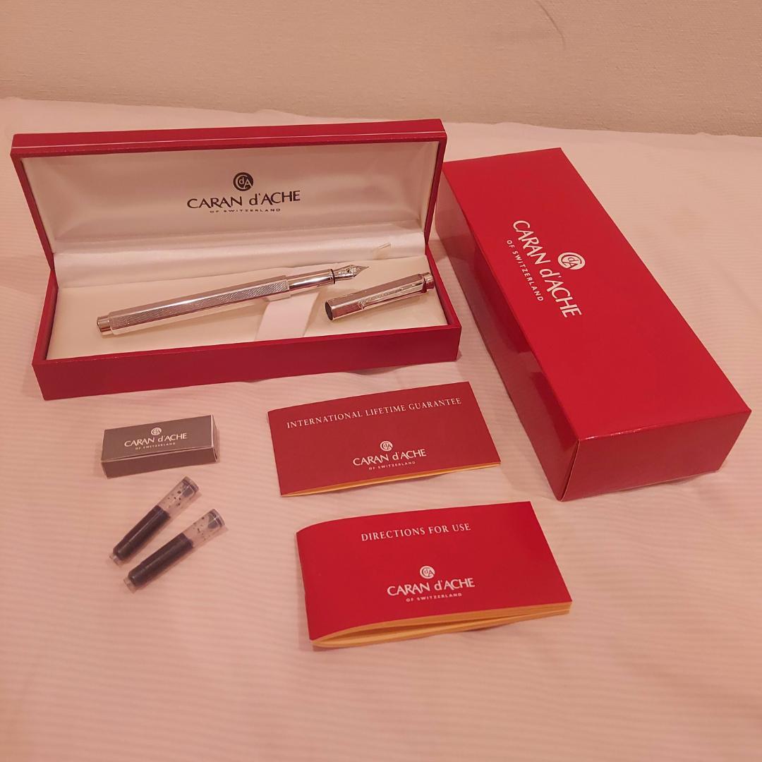 ミ*ド様 カランダッシュ エクリドール レトロ パラジウムコート 万年筆