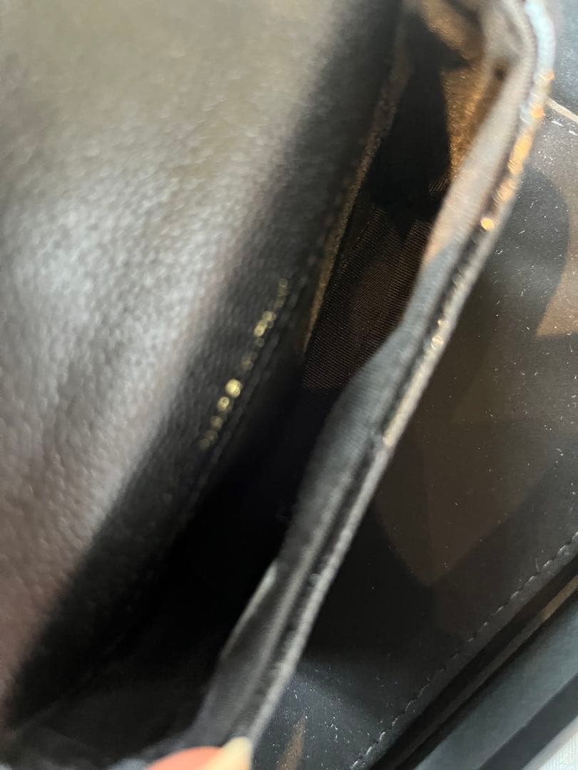 シャネル　フラップ　ケース　カードケース　ミニチェーンウォレット