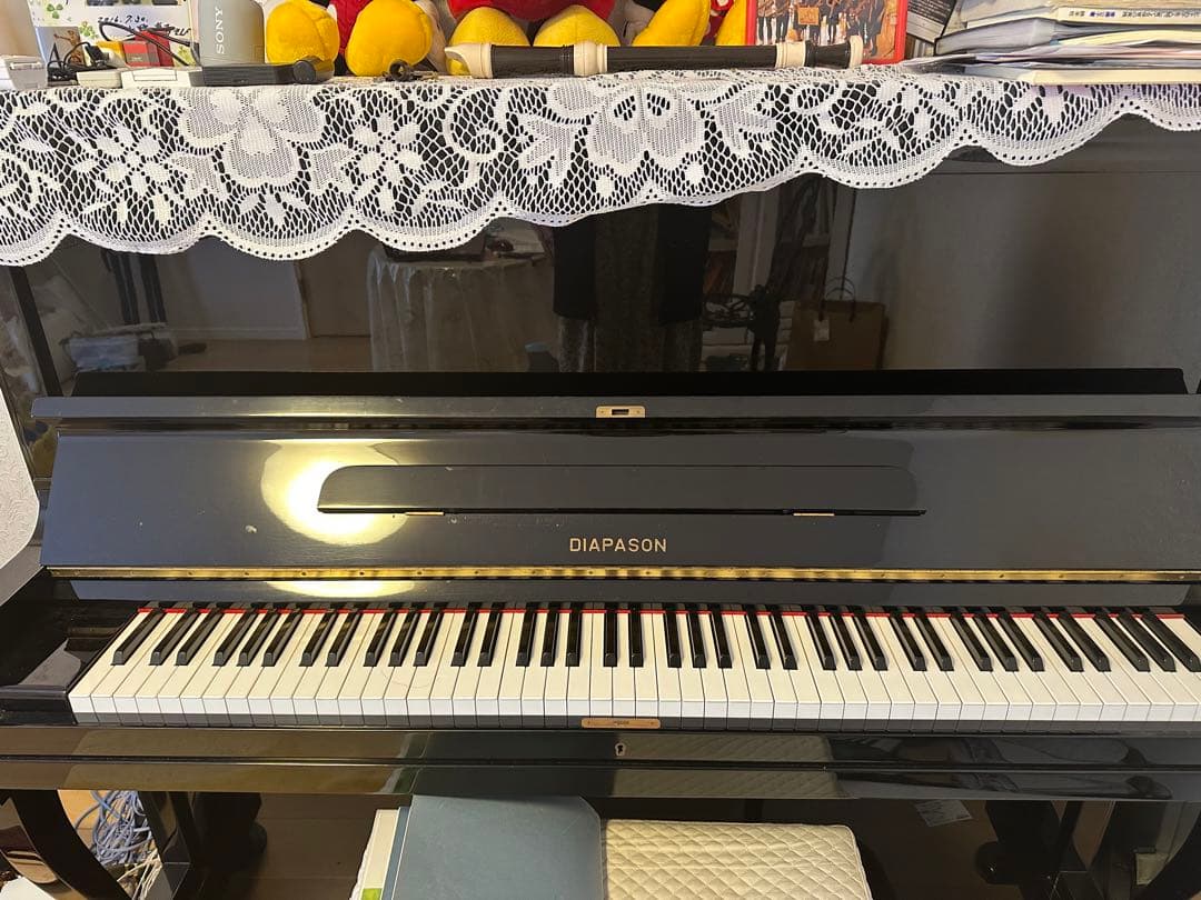 ディアパソンアップライトピアノ黒