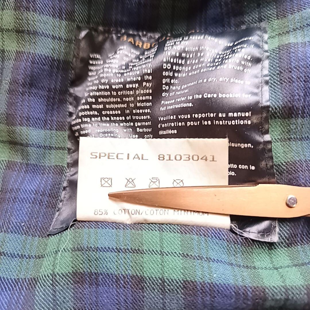 SPECIAL バブアー　Beaufort　特注 C64　ブラック　ビックサイズ