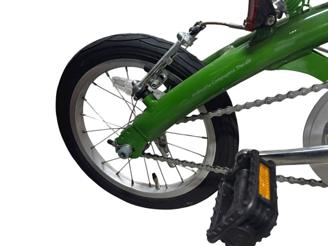 【美品】FIAT × DAHON 折りたたみ自転車 14インチ ミニベログリーン