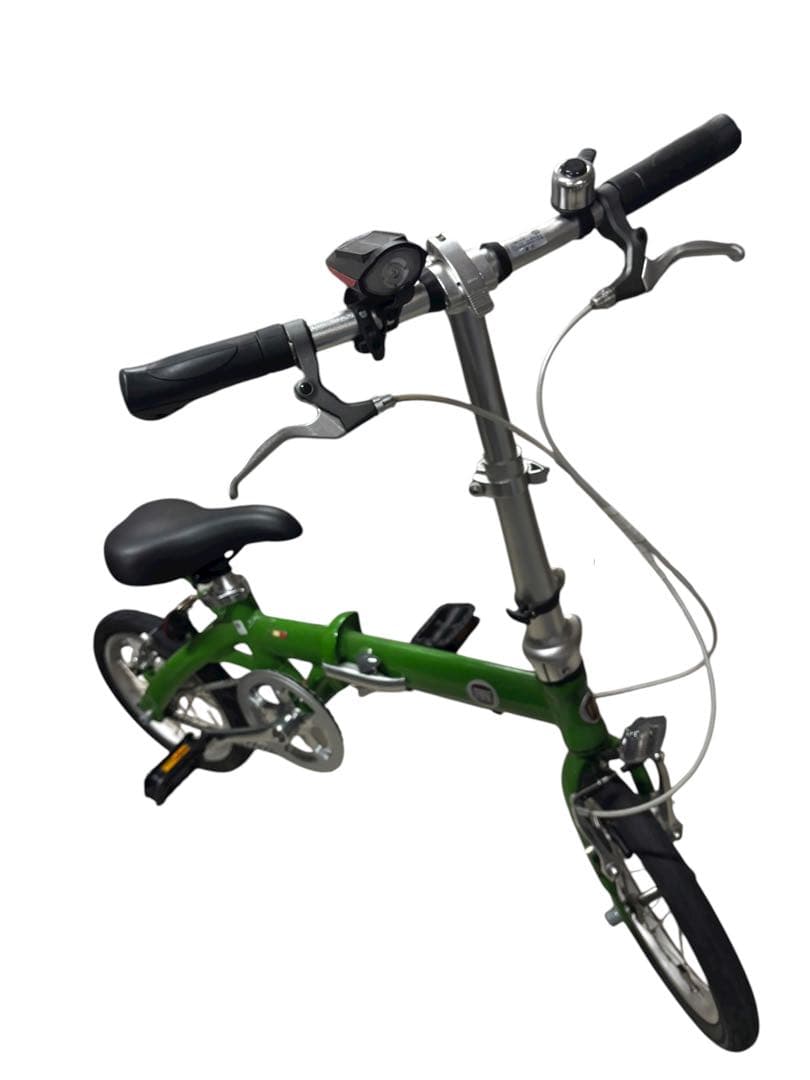 【美品】FIAT × DAHON 折りたたみ自転車 14インチ ミニベログリーン