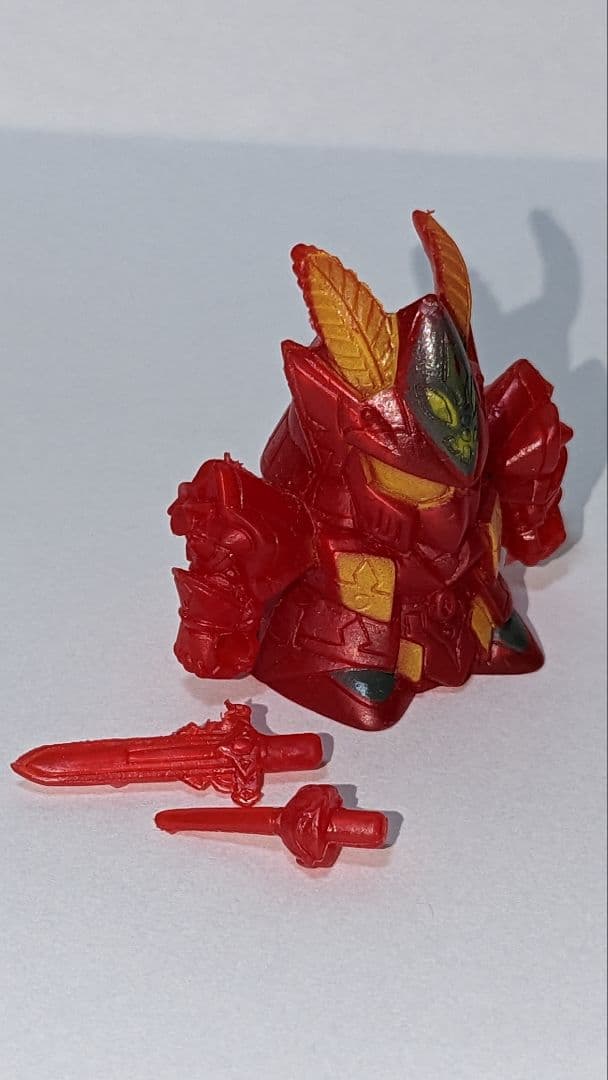 レトロ超レア】SDガンダム「麗騎士レッドウォーリア」（彩色版）ガン