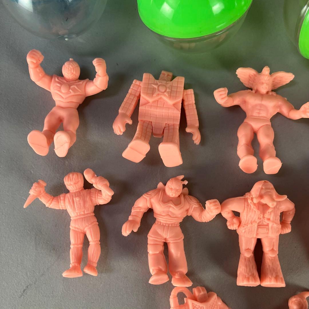 U◇アマダ キン消し 肌色 12点◇ガチャ 募集超人 当時物 キン肉マン