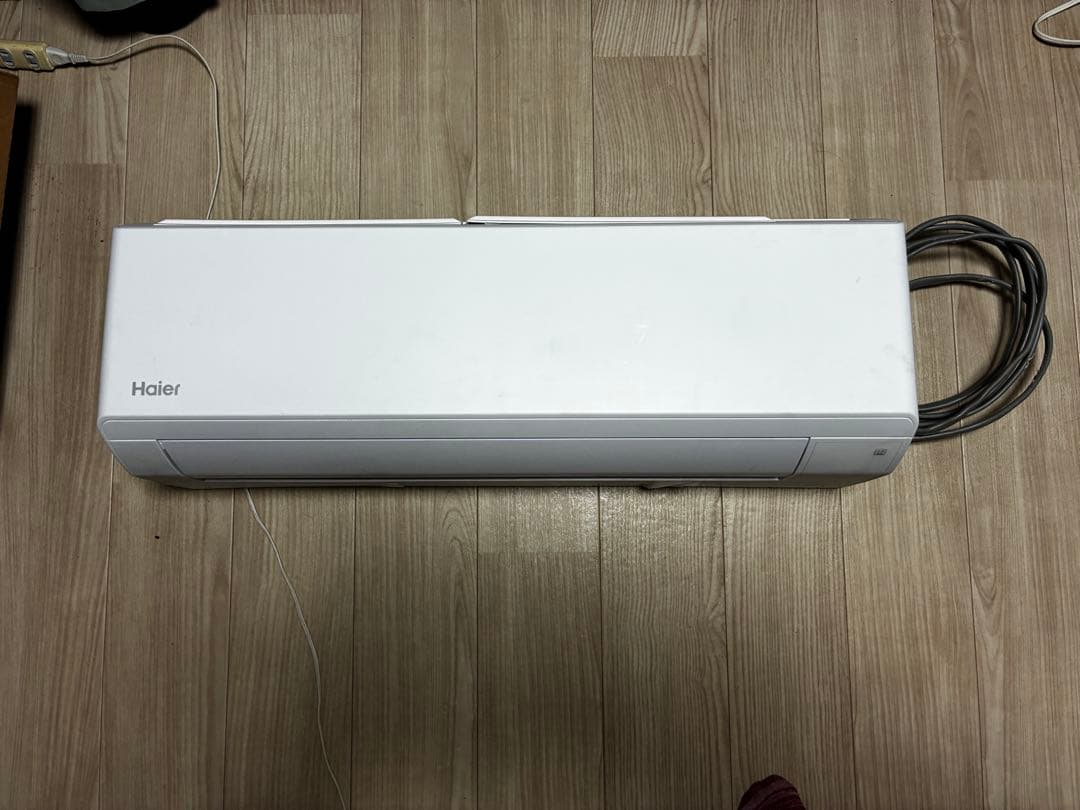使用期間1年 Haier エアコン 6畳用 JAA-CS224AK 3年保証付き