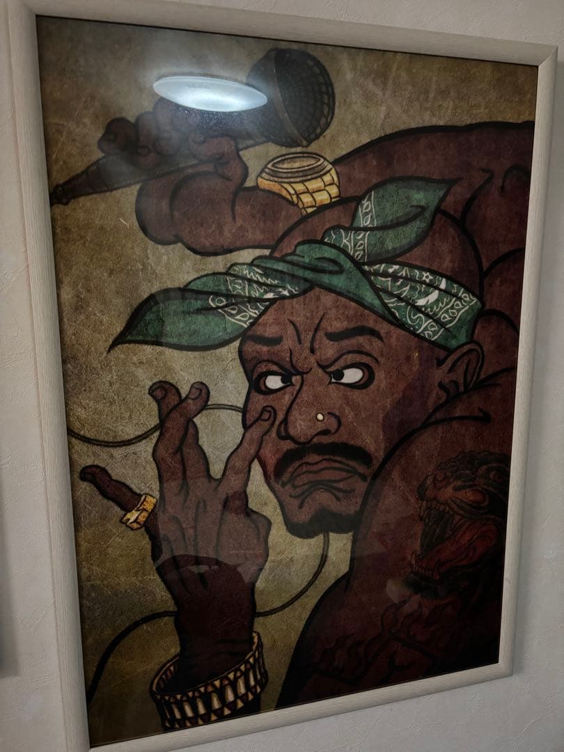 APPLEBUM 浮世絵風2Pac ポスターA1サイズ