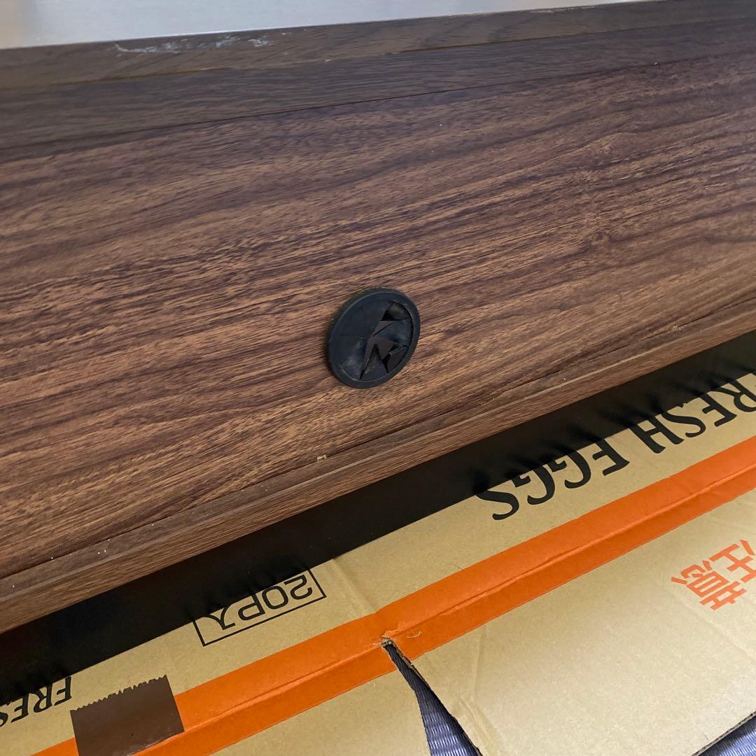 ダークブラウン木製テレビ台 引き出し付き - メルカリ