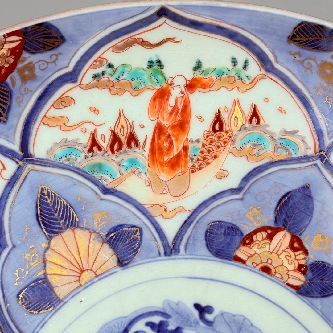 江戸末期～明治期 古伊万里 色絵賢人図尺皿 直径33㎝ 古美術 - メルカリ