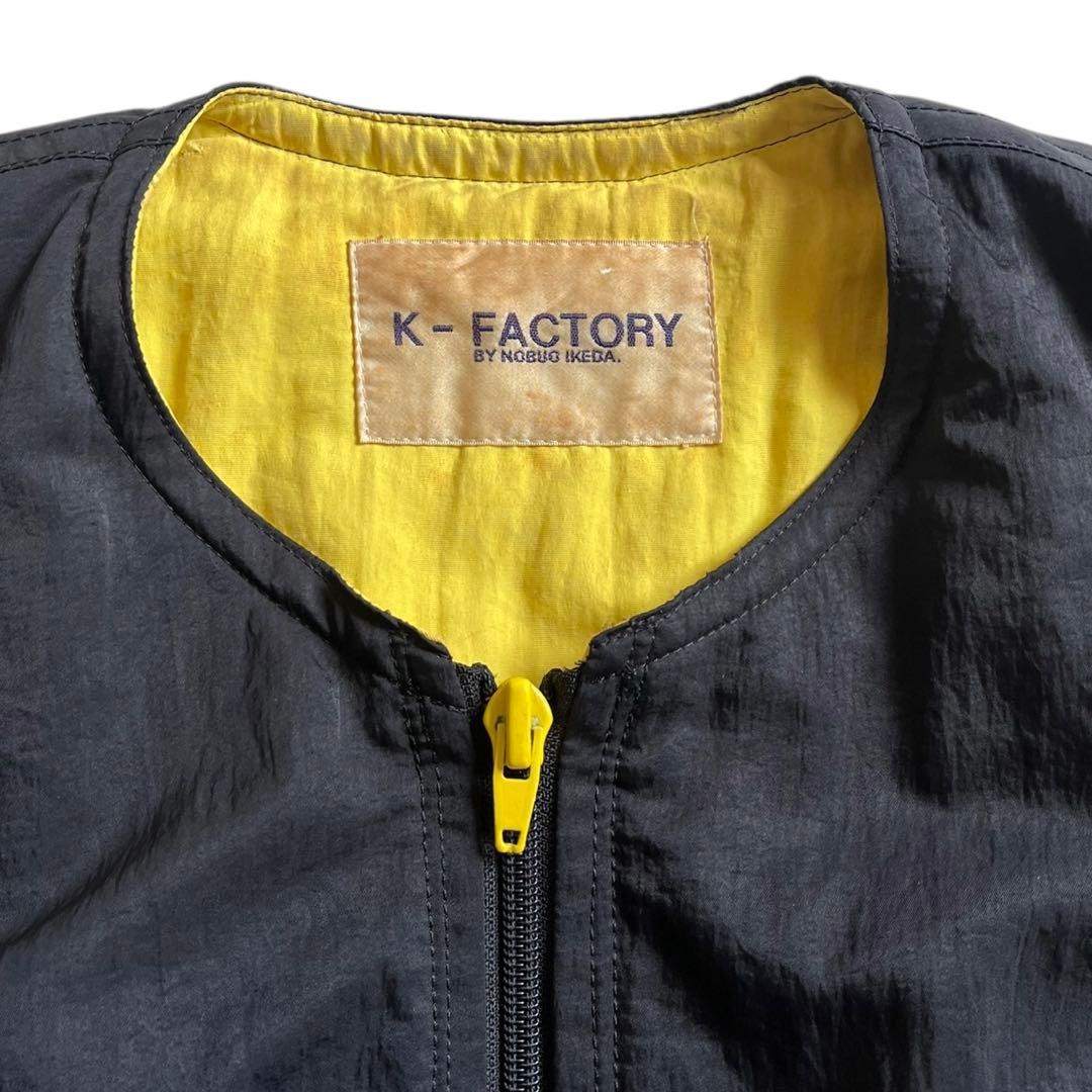 K-FACTORY 池田ノブオ 半袖 ナイロン ブルゾン ジャケット 80年代