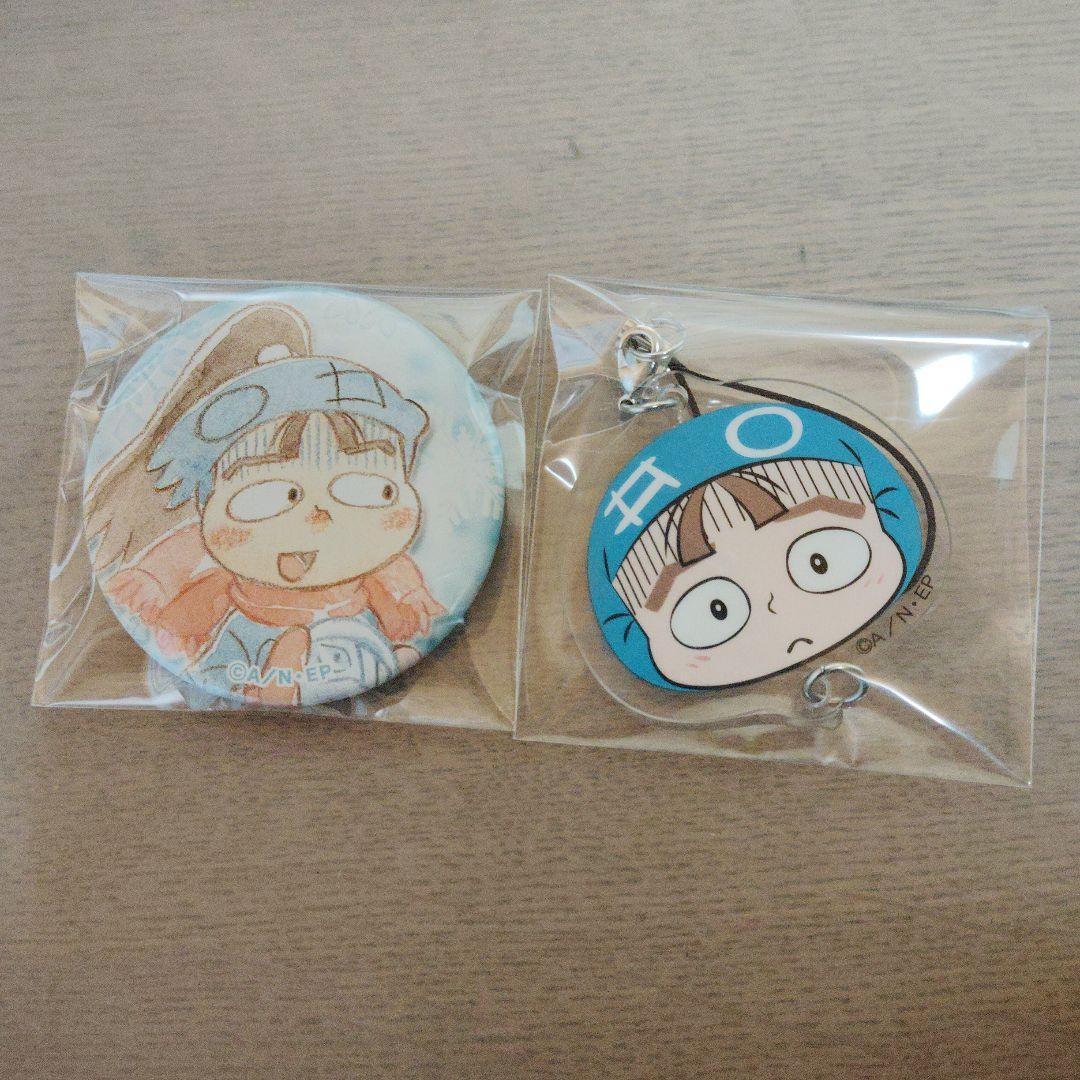 忍たま乱太郎 鶴町伏木蔵 缶バッジ アクリルキーホルダー 雪 みんなの