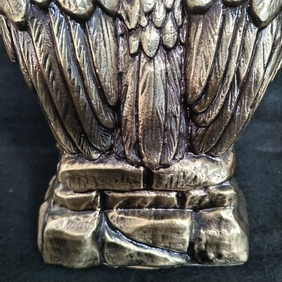 鷲の彫刻 シルバー 金属製 アメリカ 雑貨 アンティーク 1912年製