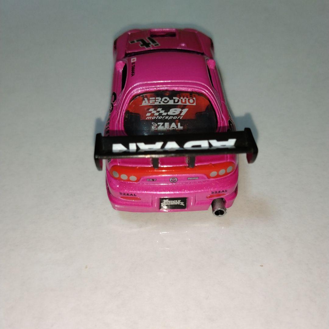 ジャンク 1/64 マッスルマシーン 3 FD3S D1仕様 ピンク