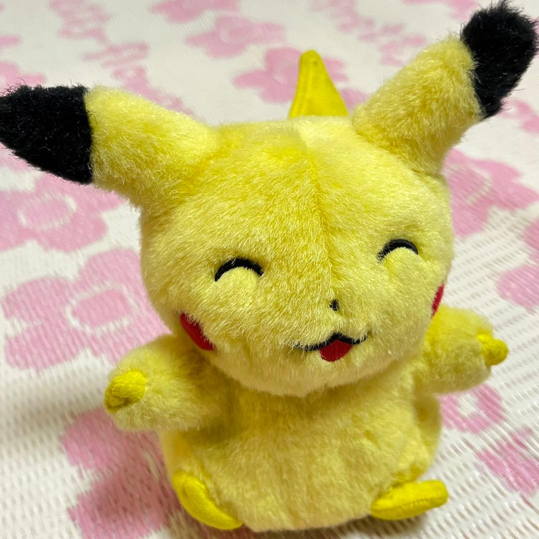 初期　初代　ピカチュウ　ぬいぐるみ　tomy にっこり　バンザイ　ポケモン