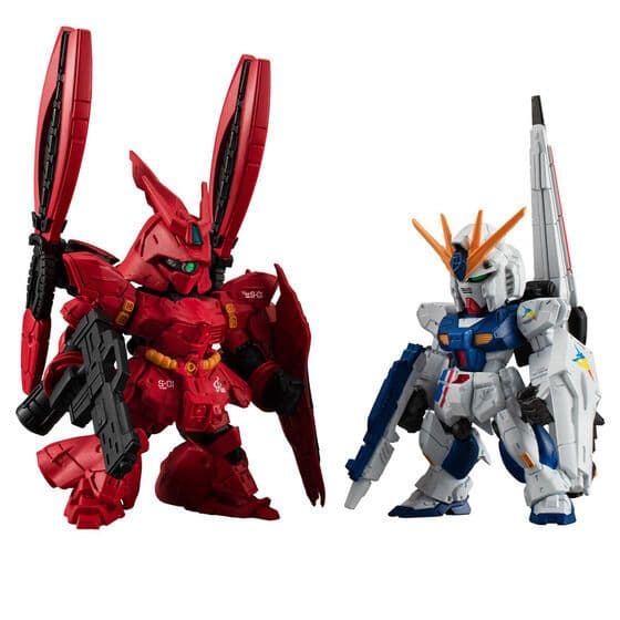 【未開封ガンダムコンバージ限定品】νガンダム(福岡立像) & サザビー セット