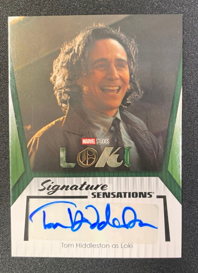 トム・ヒドルストン ロキ サイン ロキ トムヒドルストン 直筆サイン