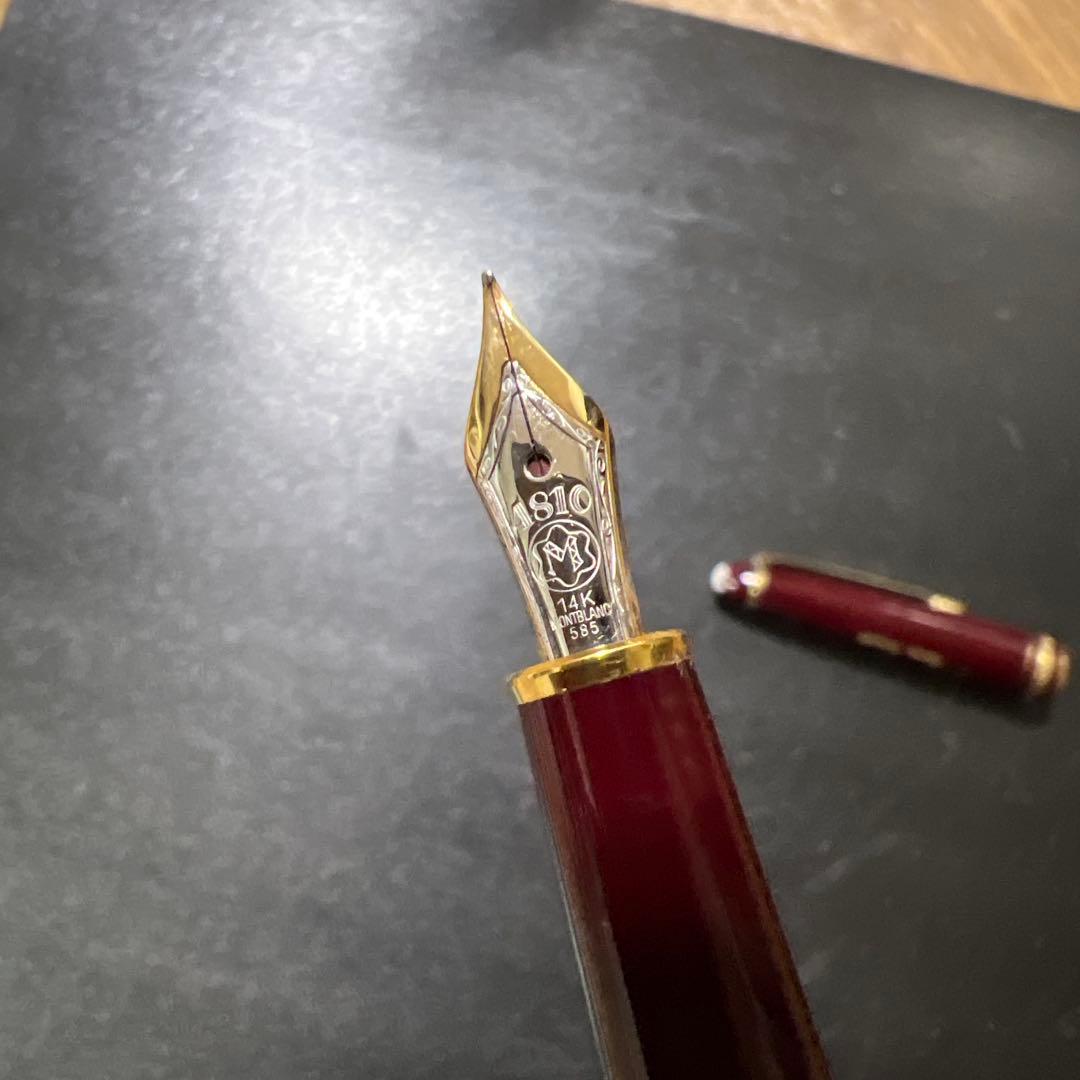 モンブラン ワインレッド 万年筆　14k 585
