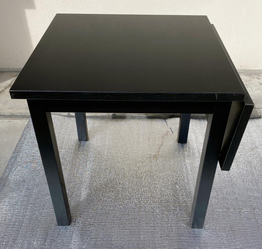 IKEA ノルドヴィーケン ダイニングテーブル 椅子2脚セット ドロップリーフ