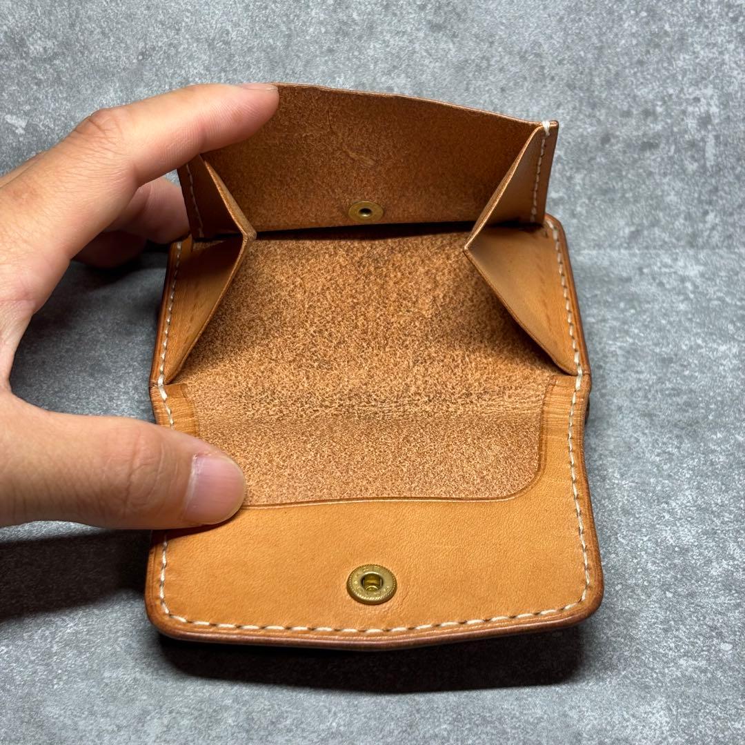 ハンドメイド エルバマット マネークリップ