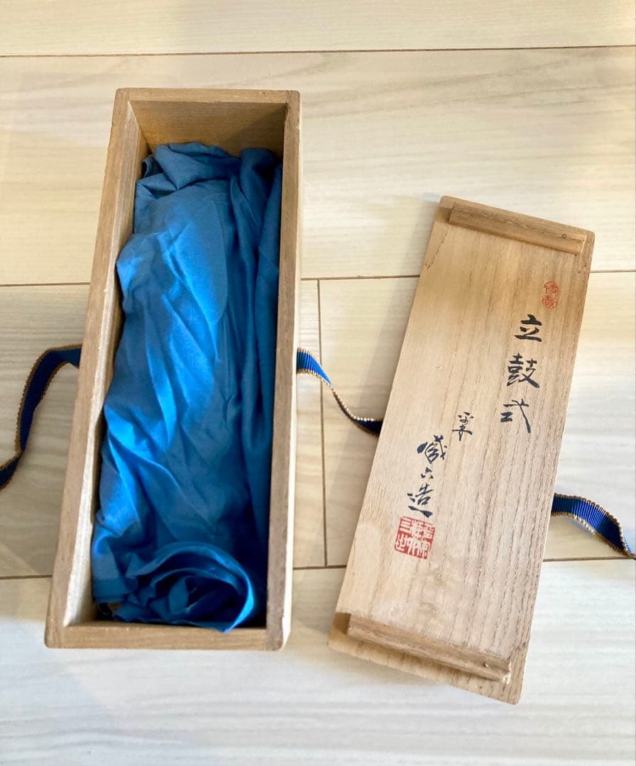 極美品・共箱あり】秦蔵六 塗金銅花器 立鼓式 花瓶