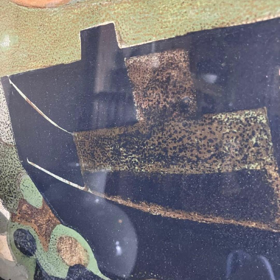 アンドレ・ミノー リトグラフ 船 直筆サイン有り 額付き 25.1.29-2