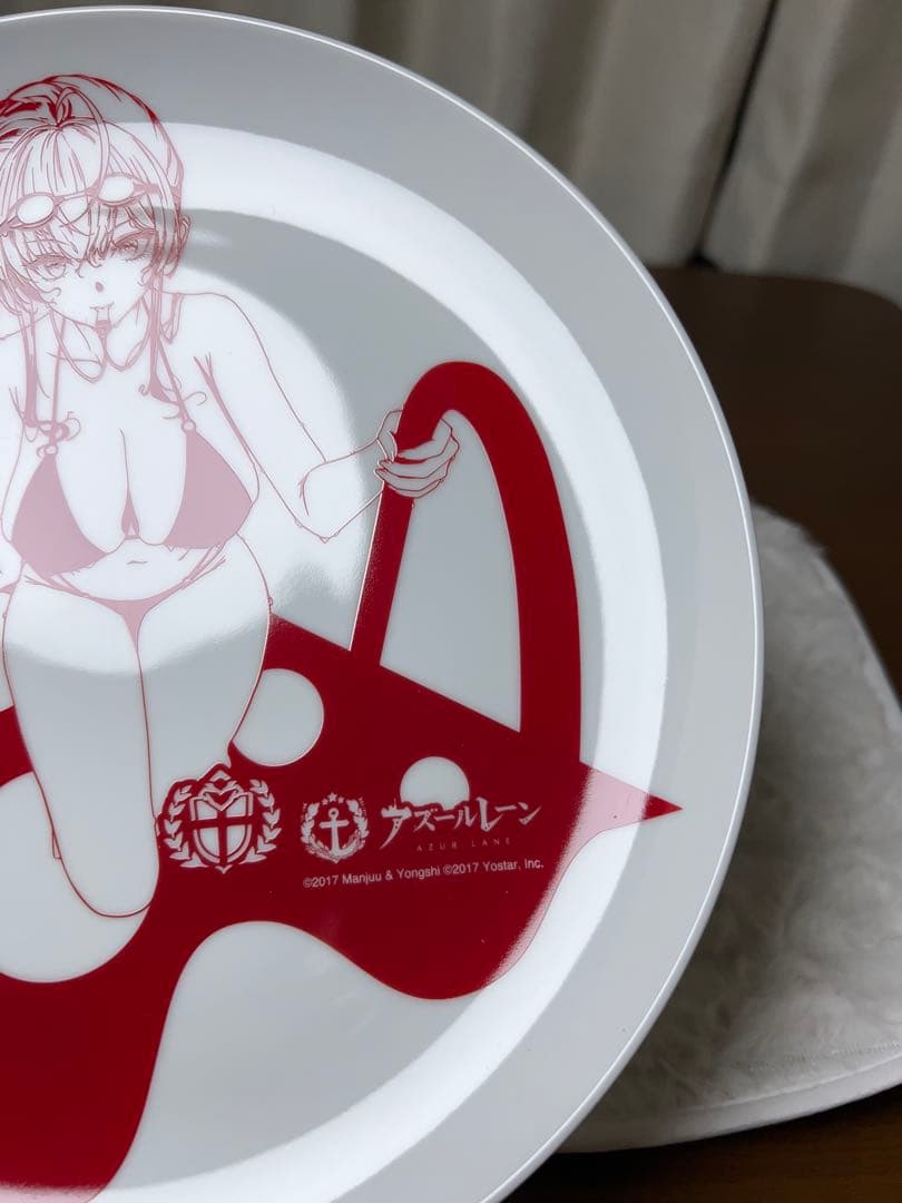 アズールレーン アズレン公式生放送 限定 サイン色紙 お皿