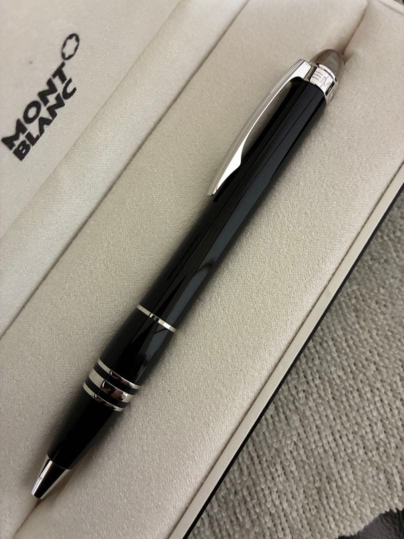◾️モンブラン◾️スターウォーカーボールペン◾️ミッドナイトブラック◾️筆記良好◾️化粧箱