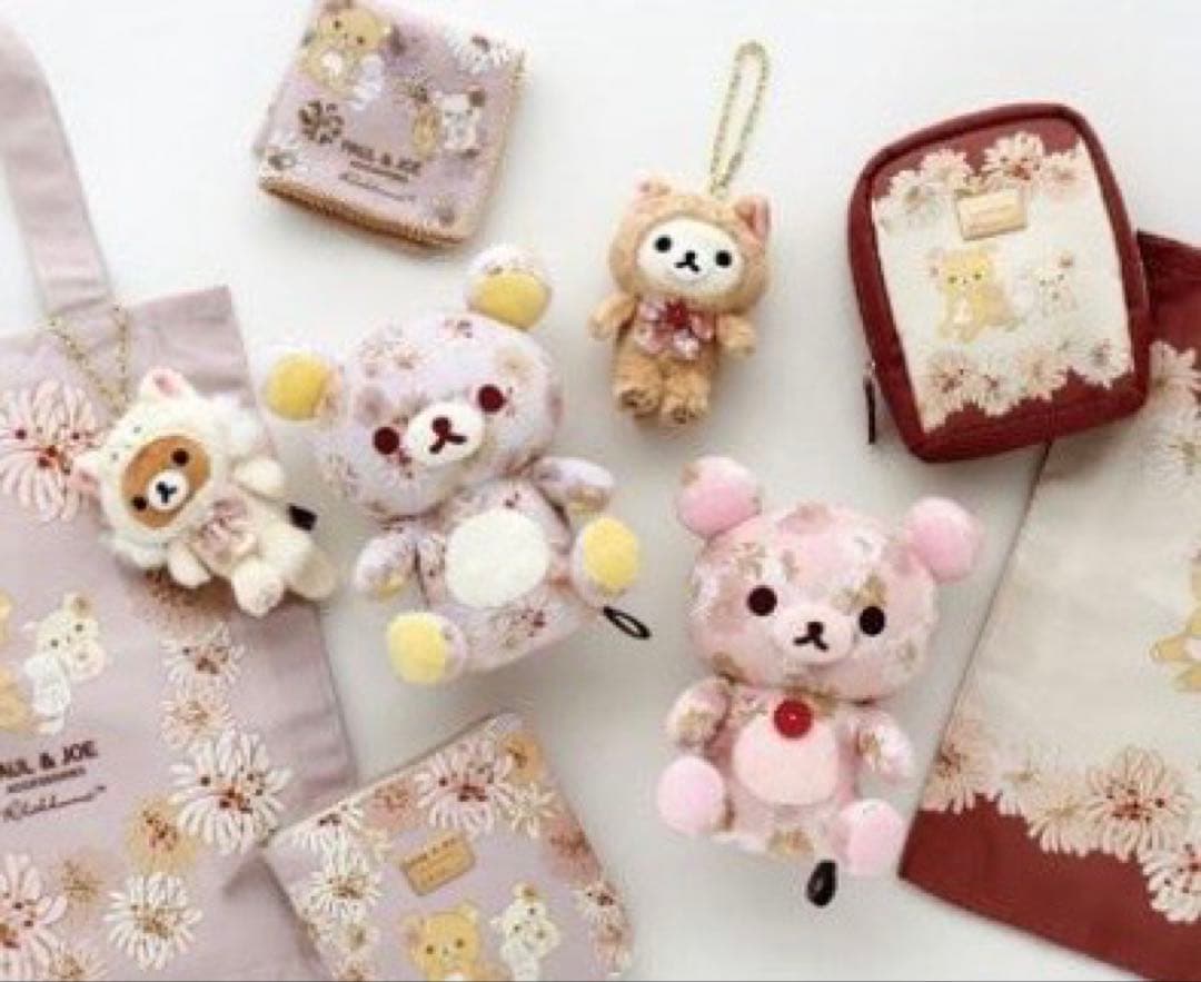 りらっくま×ポール&ジョーコラボ　ぬいぐるみ×4点