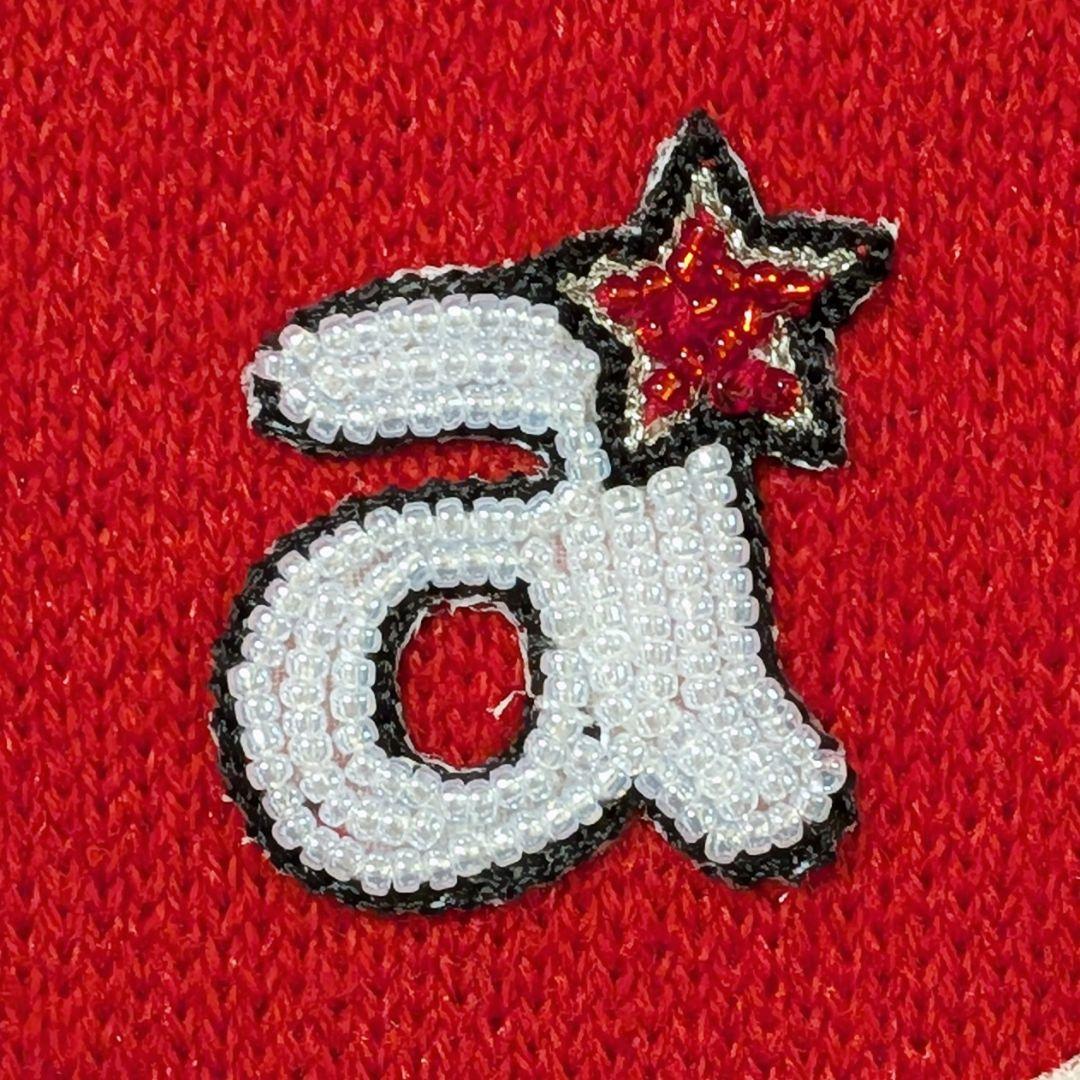 新品未使用 アルチビオ archivio フリンジ ブルゾン ニット ロゴ M