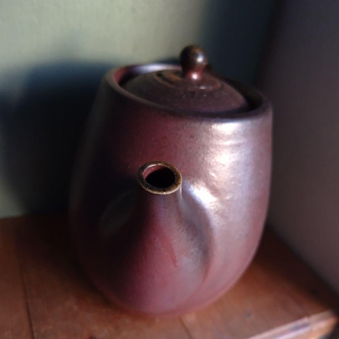 備前焼 急須 後楽窯 堀川南山 ティーポット 茶道具 茶器 岡山伝統工芸