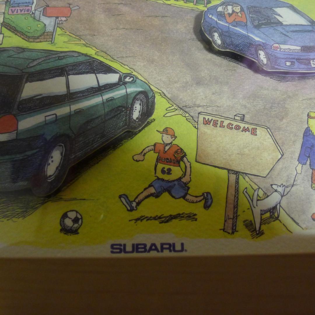 SUBARU レガシー 1993年販売店向け立体絵画 非売品 - メルカリ