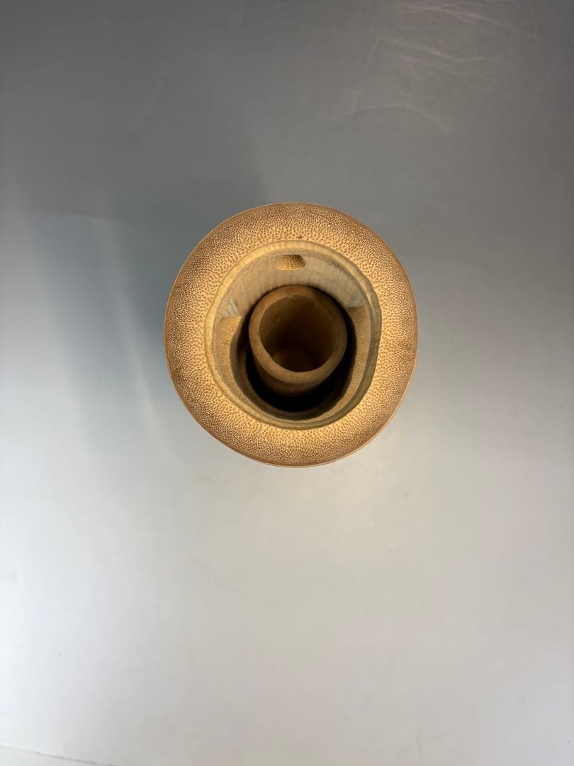 茶道具 花入 竹一重切 銘 松風大徳寺 三玄院 長谷川寛州