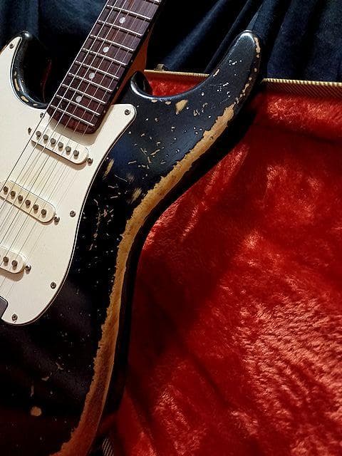 Custom HardRelic Black Stratocaster ジミヘン Fender Custom Shop