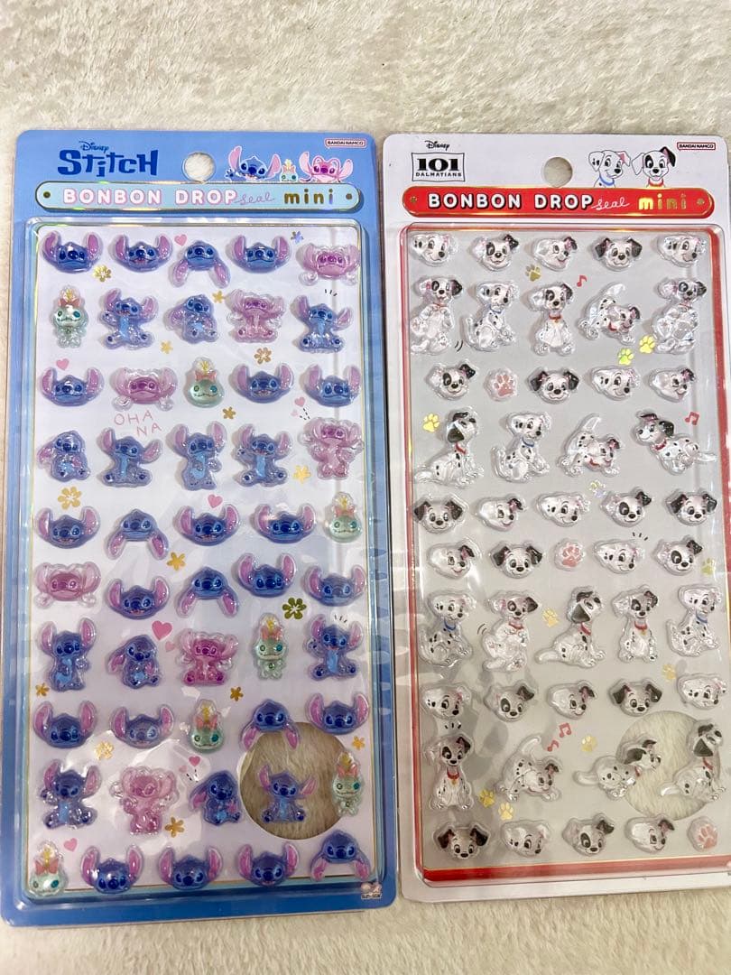 ボンボンドロップシール ミニ　ディズニー　スヌーピー 12種