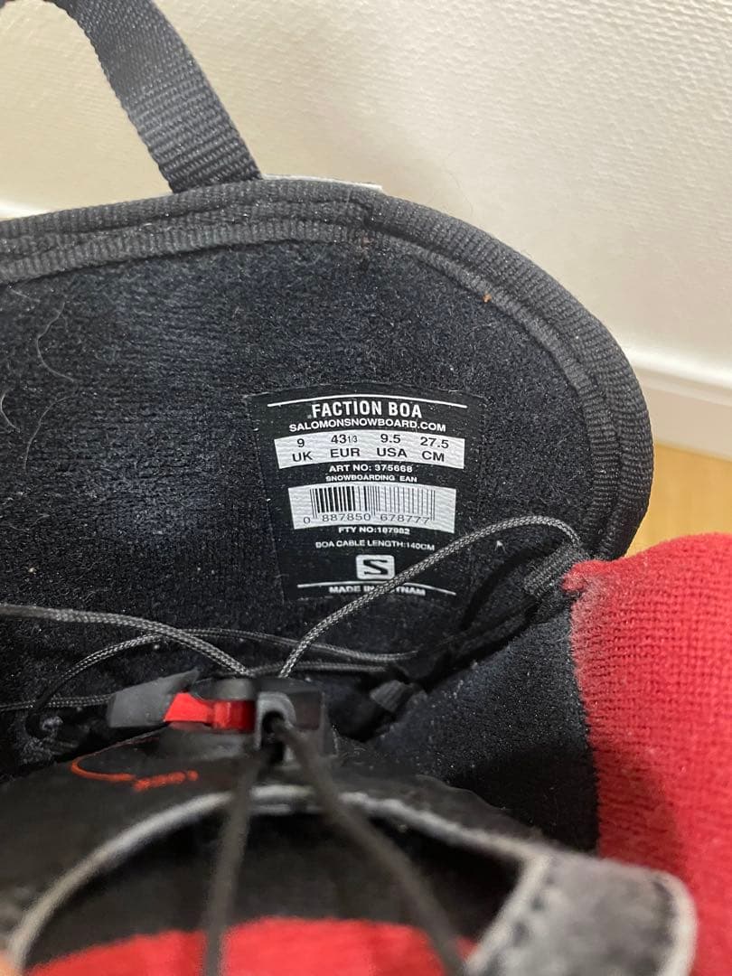 オフシーズン価格‼️Salomon FANCTION BOA 27.5cm