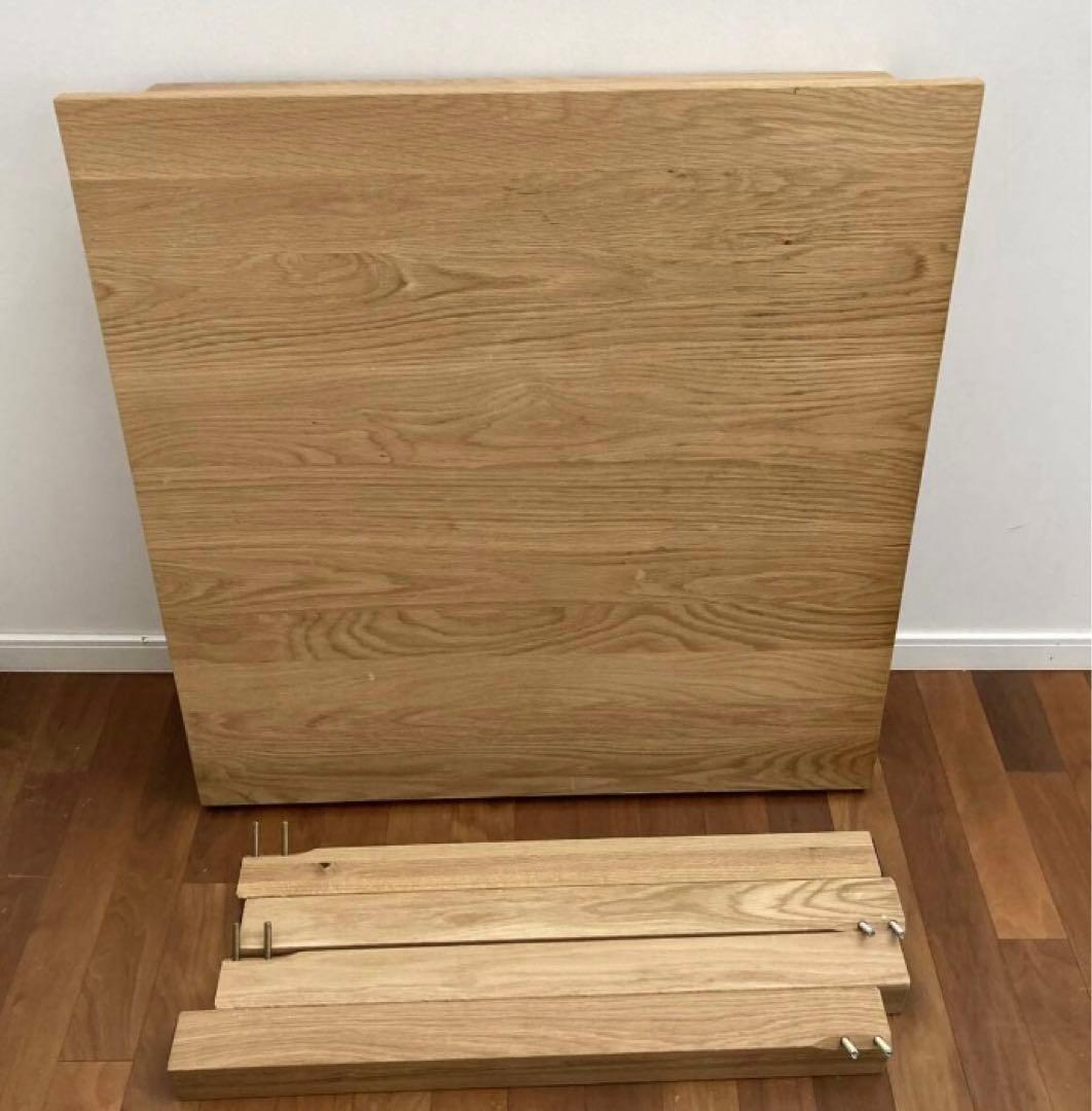 ☆MUJI 無印良品 出付・幅80㎝ 正方形 ダイニングテーブル 良品計画