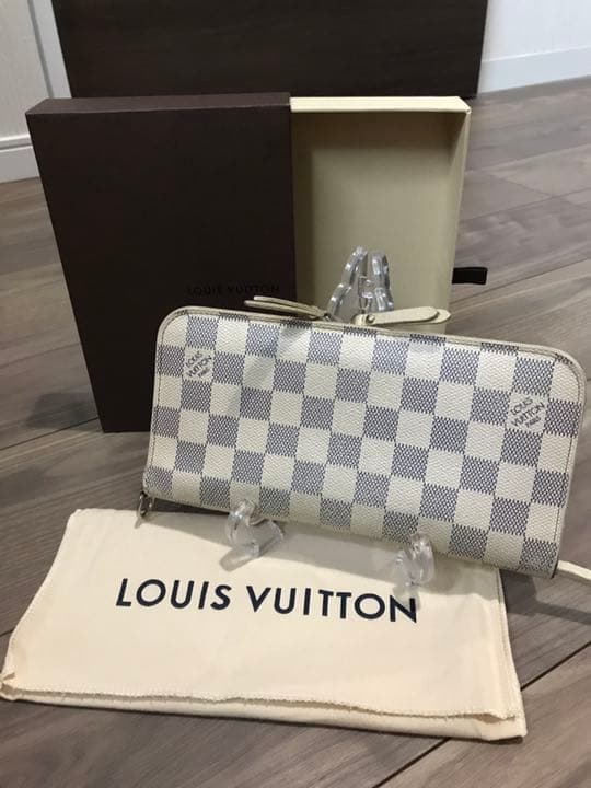 ルイヴィトンLV N63072 ポルトフォイユ・アンソリットダミエアズール