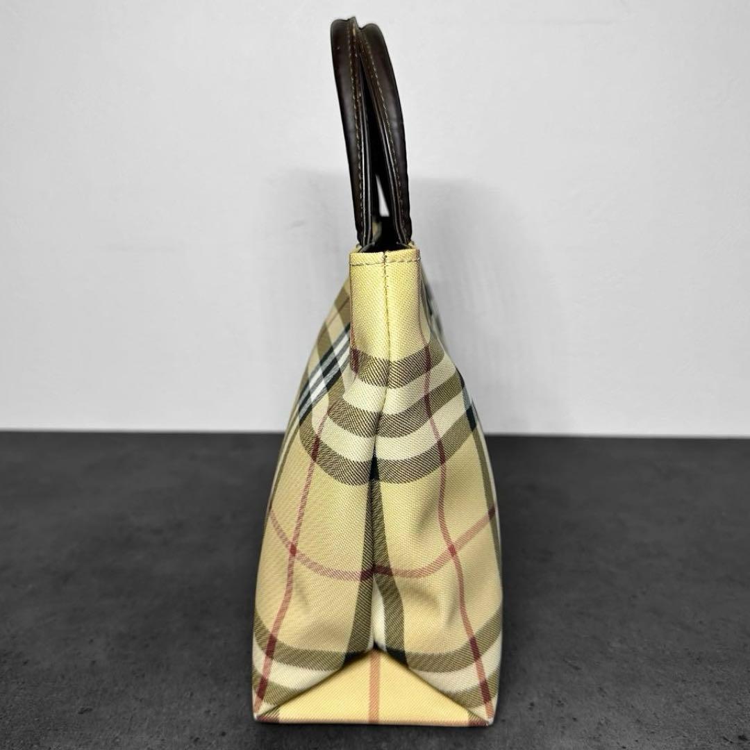 BURBERRY LONDON ノバチェック　ハンドバッグ ロゴプレート