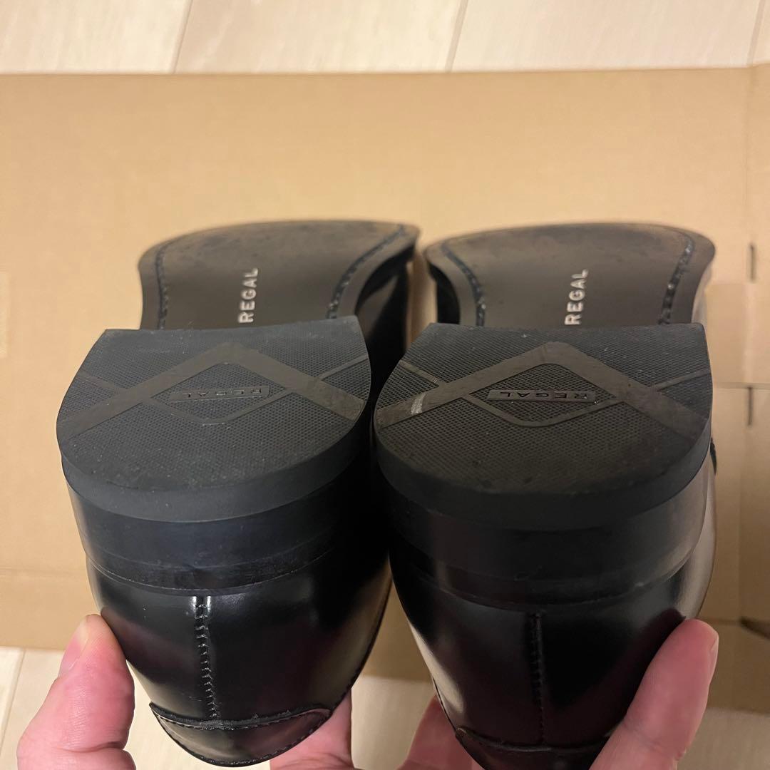 【美品】REGAL 811R ストレートチップ 24cm B 黒