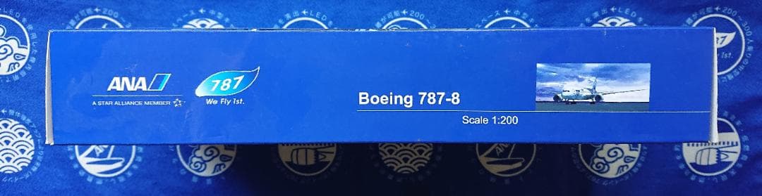 ANA BOEING-787 初号機就航記念 鯖塗装機 1/200モデルプレーン ANA BOEING-