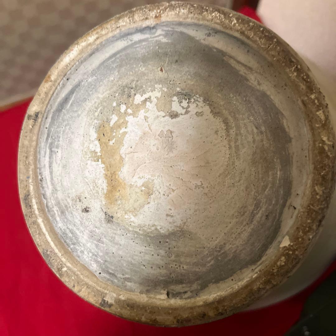 朝鮮美術 李朝白磁染付 鳳凰紋