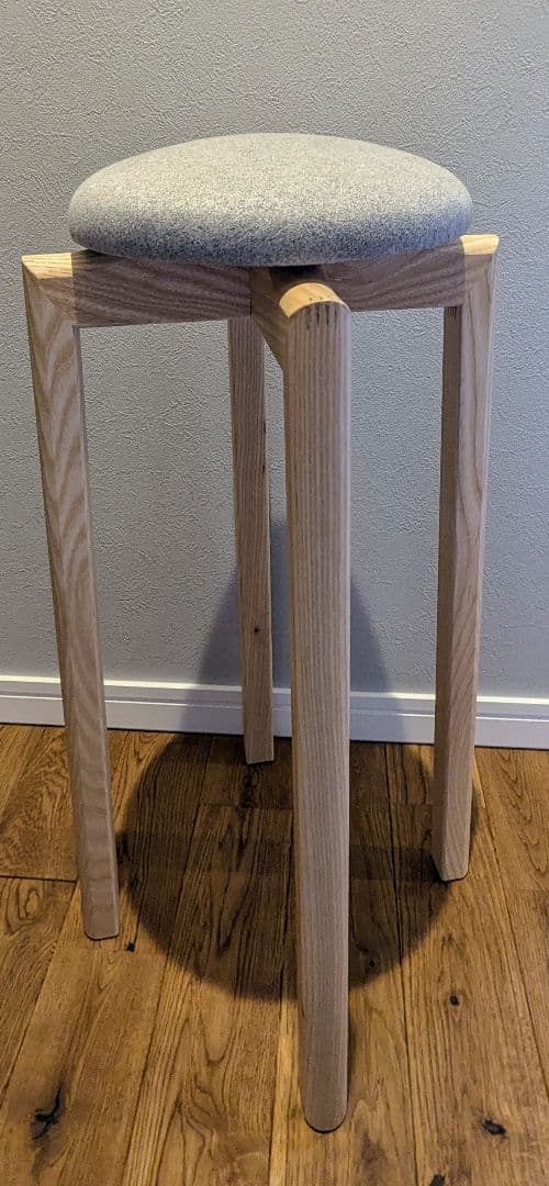 マッシュルームスツール　匠工芸　イス　Mサイズ　グレー