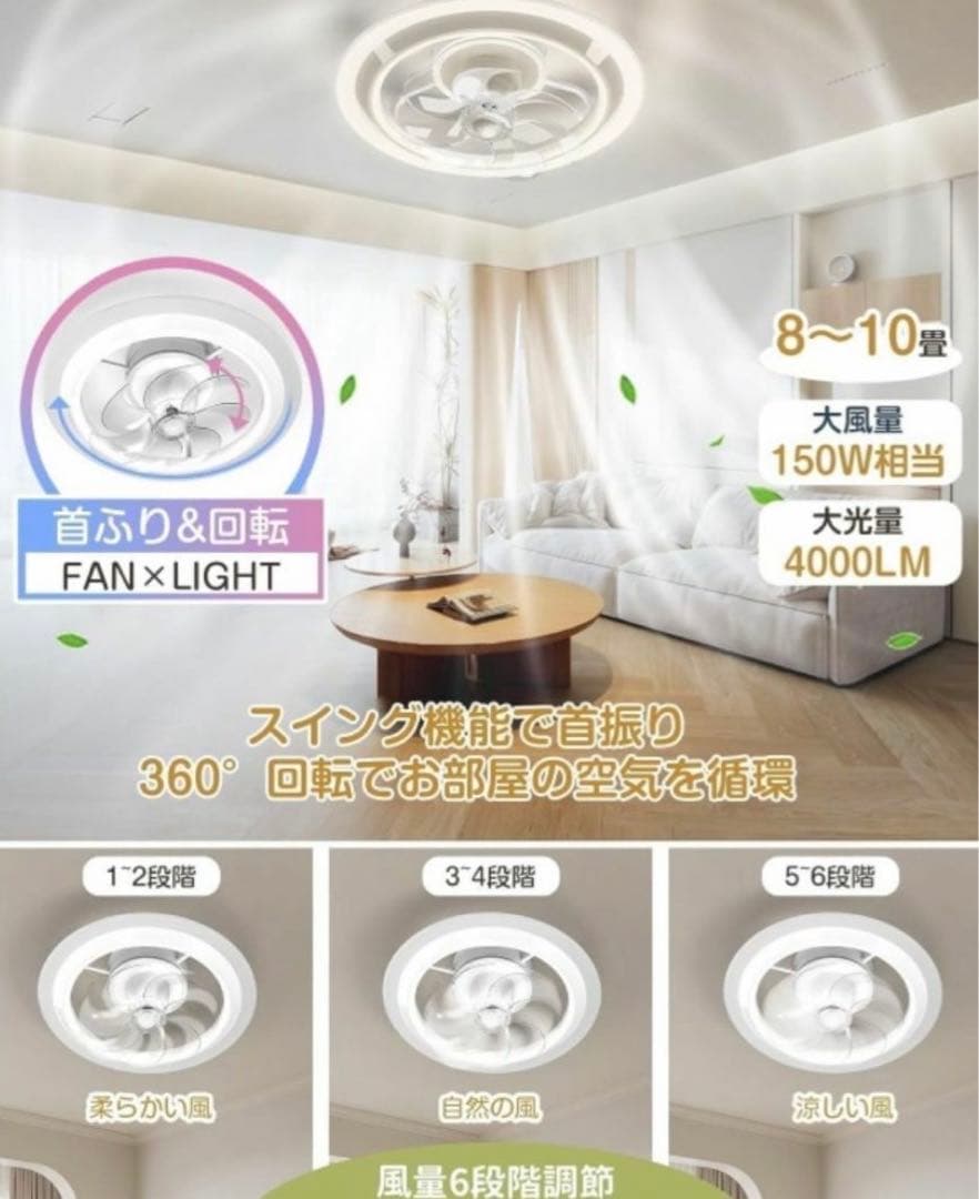 【節電×オシャレモデル】 シーリングファンライト 導光板 ledシーリングファン