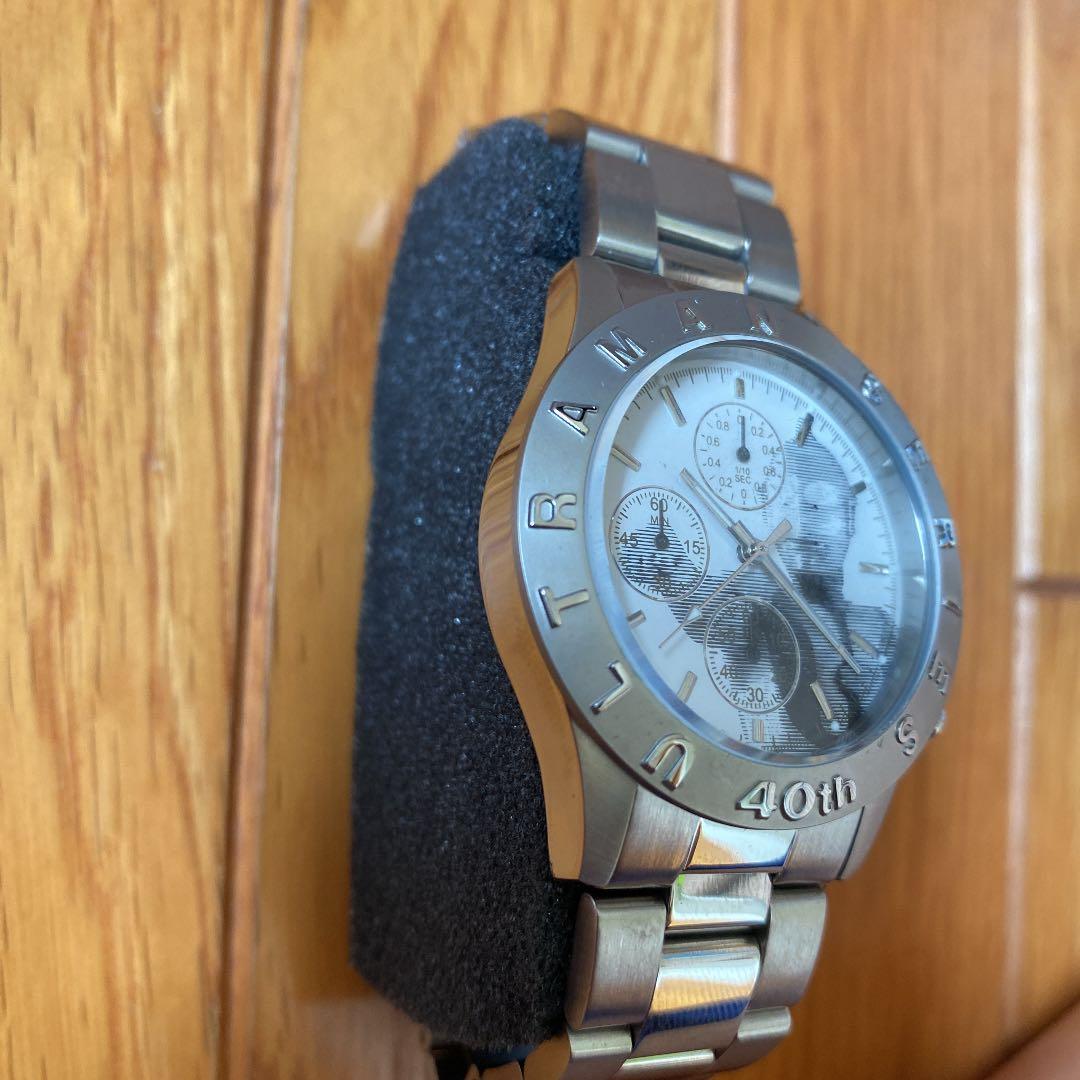 ウルトラマン生誕40周年記念腕時計ゲルマニウムクロノグラフ