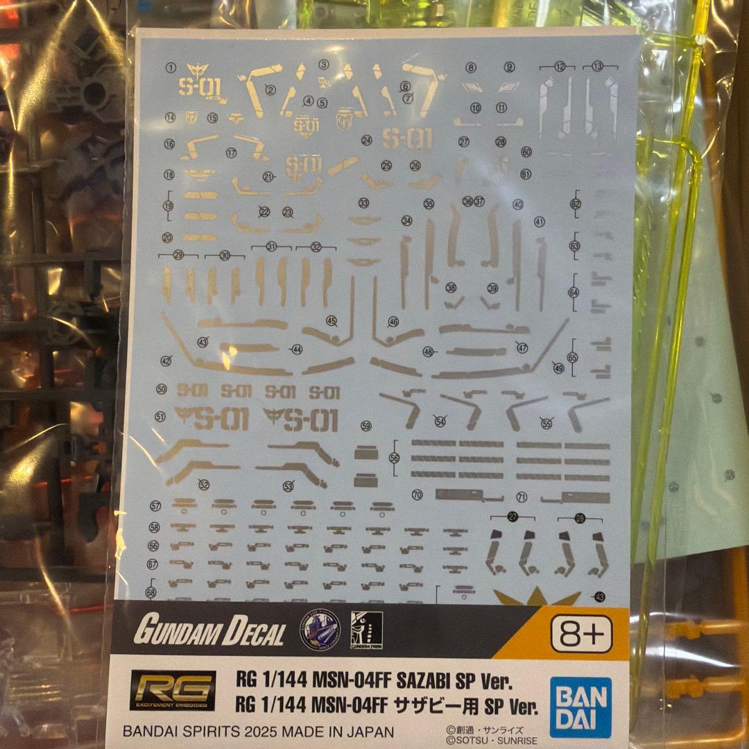 RG サザビー　シナンジュ　スペシャルコーティング オプション　オプション