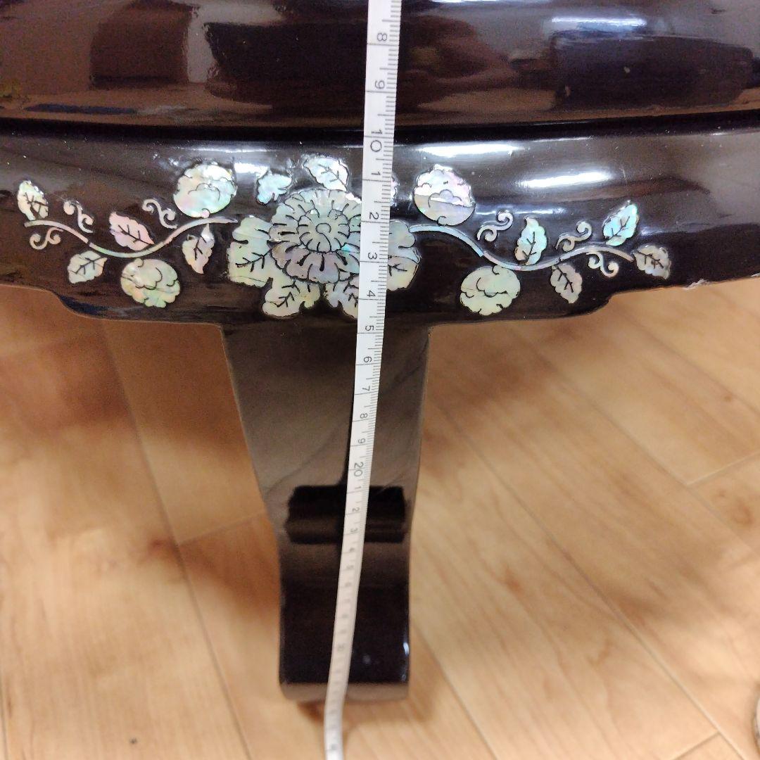 螺鈿テーブル ローテーブル 座卓 卓螺鈿 ラデン 高級 李朝家具