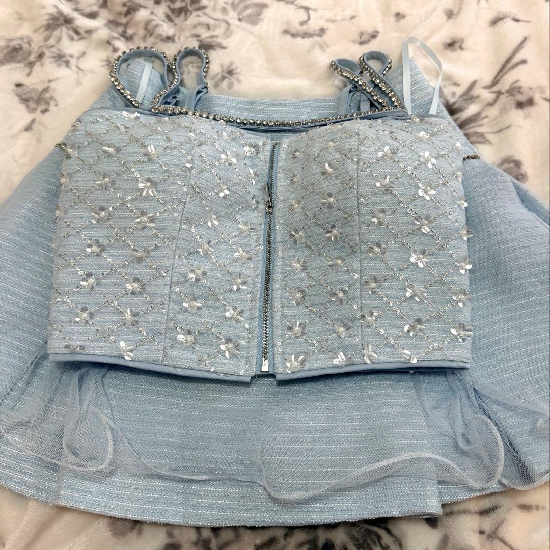 ROBE￼deFLEURS ローブドフルール fm3563 Blue Sサイズ