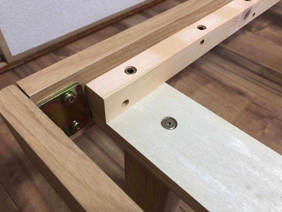 木製シングルすのこベッドフレーム