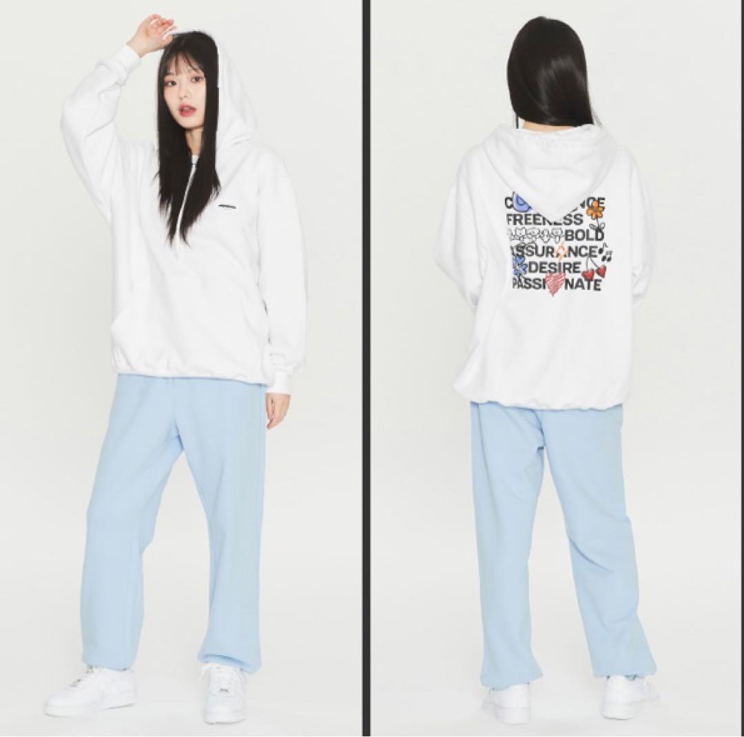 LESSERAFIM fearnada ペンミ フーディ パーカー L 新品 - メルカリ