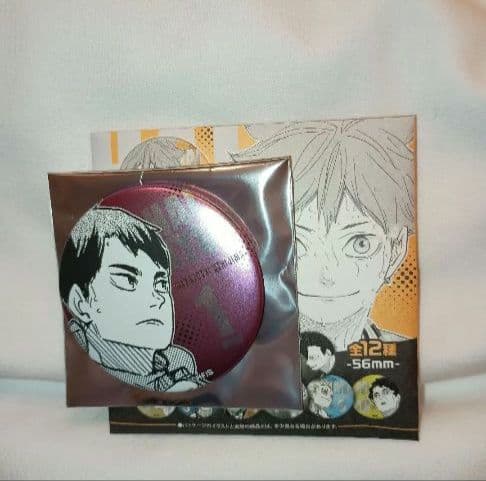 ハイキュー!! FUN PARK キーホルダー 缶バッジ 牛島若利 - メルカリ